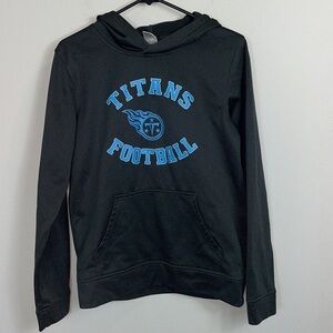 NFL Tennessee Titans football hooded sweatshirt boys size XL